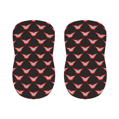 Joker Smile Pattern Print Bar Stool Covers