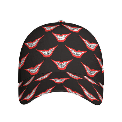 Joker Smile Pattern Print Baseball Cap