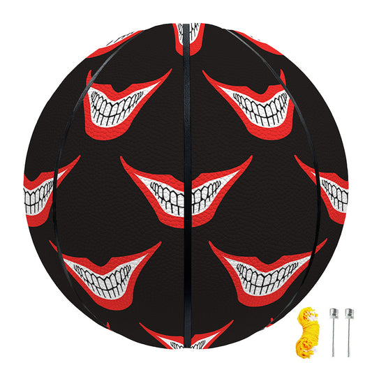 Joker Smile Pattern Print Basketball