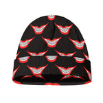 Joker Smile Pattern Print Beanie