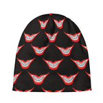 Joker Smile Pattern Print Beanie
