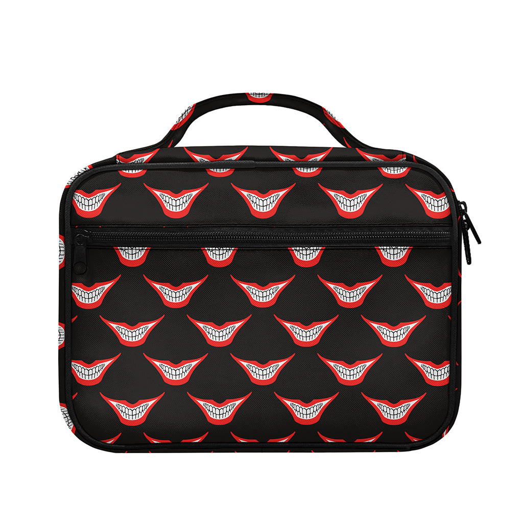 Joker Smile Pattern Print Briefcase Bible Bag