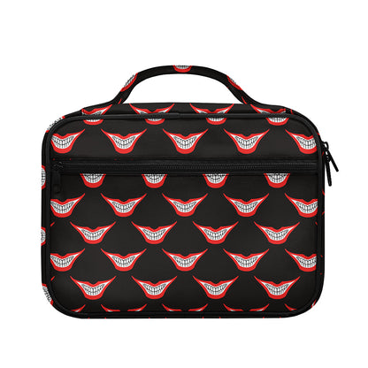 Joker Smile Pattern Print Briefcase Bible Bag