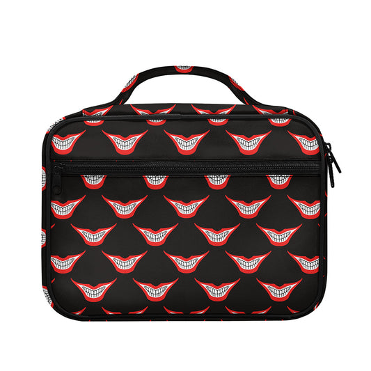Joker Smile Pattern Print Briefcase Bible Bag