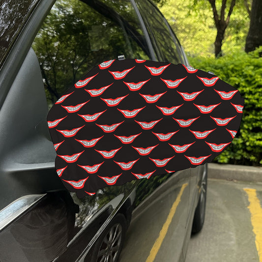 Joker Smile Pattern Print Car Side Mirror Covers