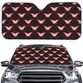 Joker Smile Pattern Print Car Windshield Sun Shade