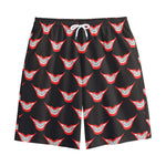 Joker Smile Pattern Print Cotton Shorts