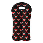 Joker Smile Pattern Print Double Neoprene Wine Tote