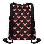 Joker Smile Pattern Print Drawstring Backpack
