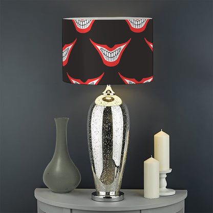 Joker Smile Pattern Print Drum Lamp Shade