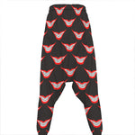 Joker Smile Pattern Print Hammer Pants