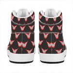 Joker Smile Pattern Print High Top Leather Sneakers
