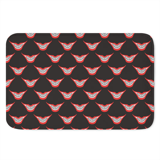Joker Smile Pattern Print Indoor Door Mat