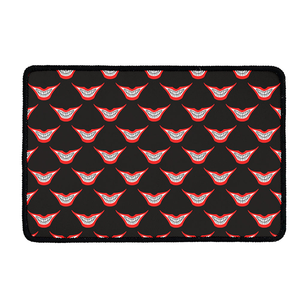 Joker Smile Pattern Print Kitchen Mat