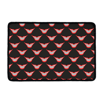 Joker Smile Pattern Print Kitchen Mat