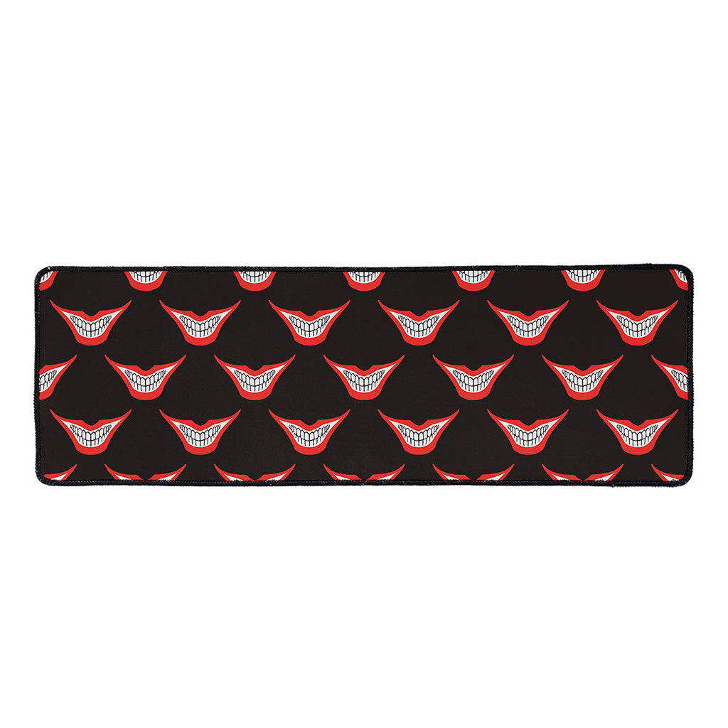 Joker Smile Pattern Print Long Kitchen Mat