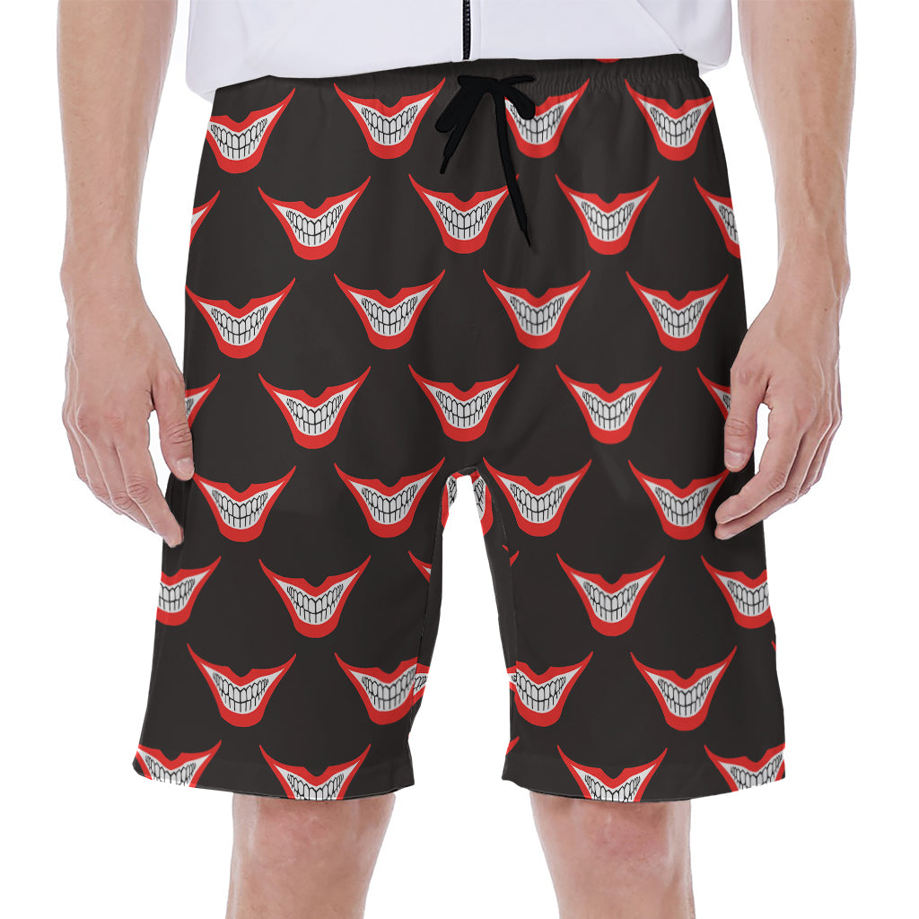 Joker Smile Pattern Print Men's Beach Shorts