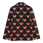 Joker Smile Pattern Print Men's Blazer