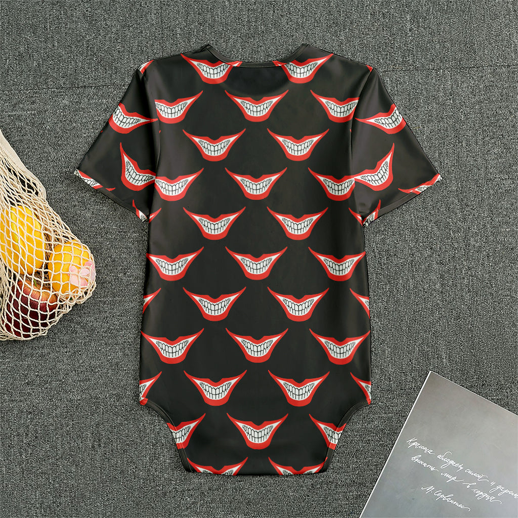 Joker Smile Pattern Print Men's Bodysuit