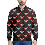 Joker Smile Pattern Print Men's Bomber Jacket