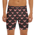 Joker Smile Pattern Print Men's Long Boxer Briefs