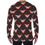 Joker Smile Pattern Print Men's Long Sleeve T-Shirt