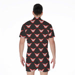 Joker Smile Pattern Print Men's Rompers