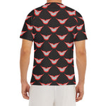 Joker Smile Pattern Print Men's Short Sleeve Rash Guard