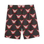 Joker Smile Pattern Print Men's Sports Shorts