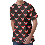 Joker Smile Pattern Print Men's Velvet T-Shirt
