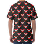Joker Smile Pattern Print Men's Velvet T-Shirt