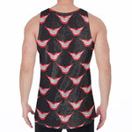 Joker Smile Pattern Print Men's Velvet Tank Top