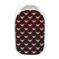 Joker Smile Pattern Print Mesh Laundry Hamper