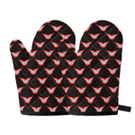 Joker Smile Pattern Print Oven Mitts