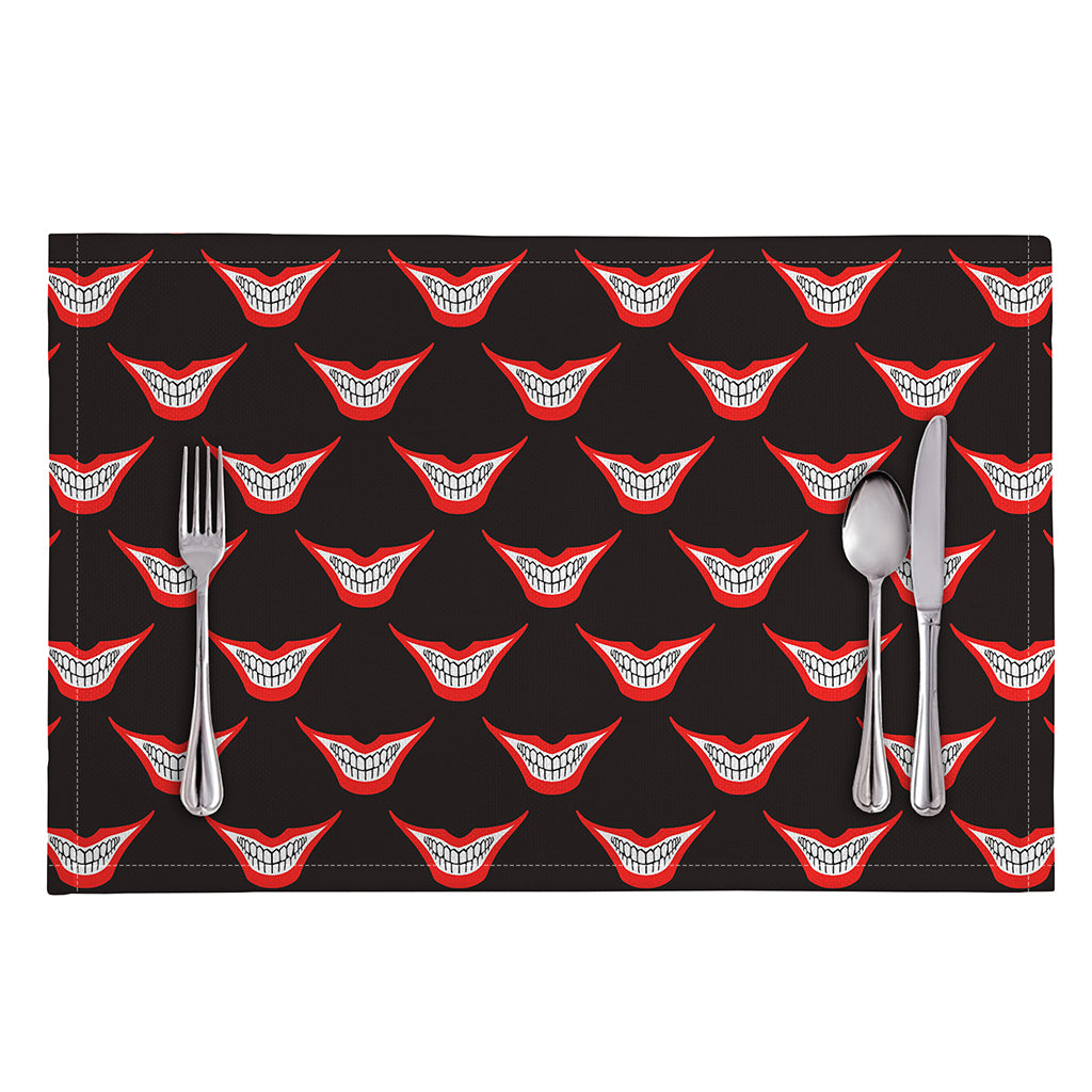 Joker Smile Pattern Print Placemat