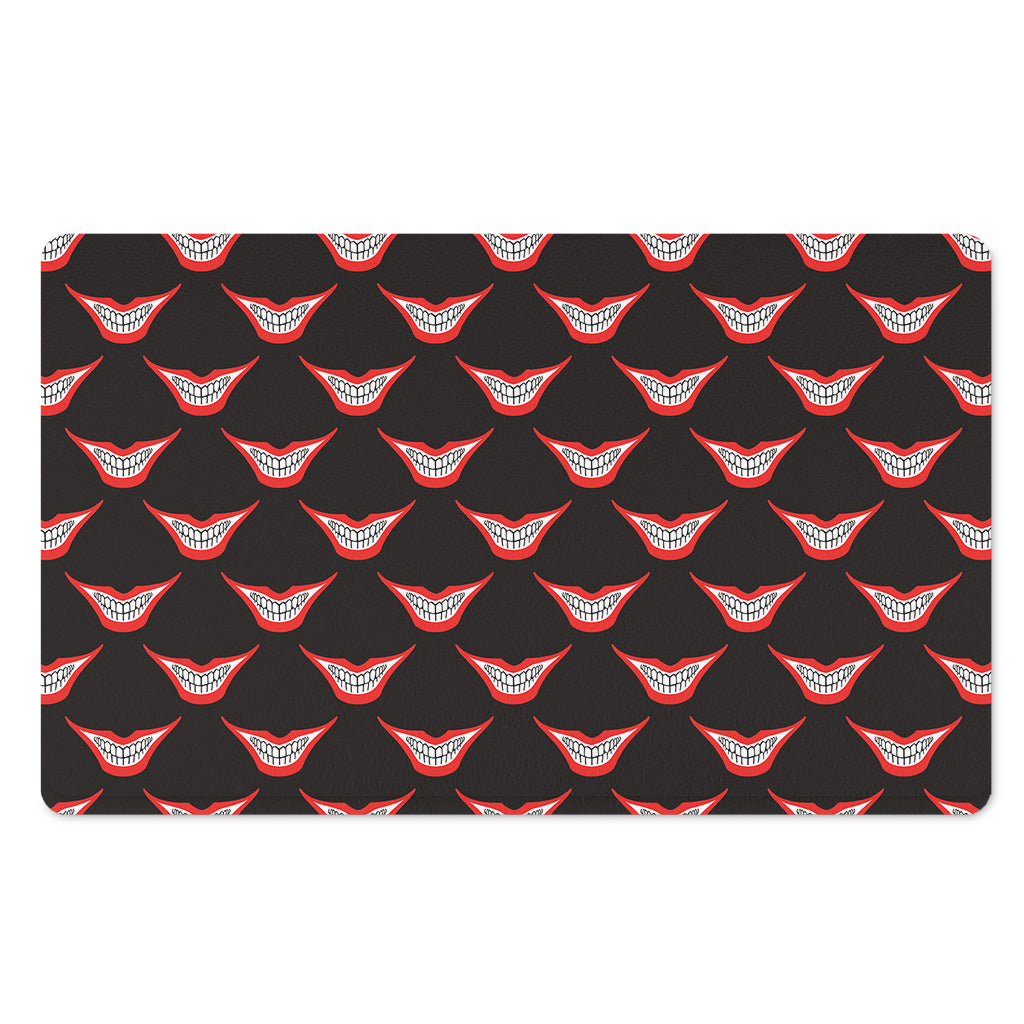 Joker Smile Pattern Print Polyester Doormat