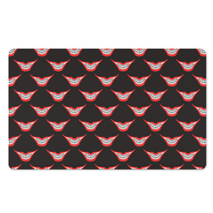 Joker Smile Pattern Print Polyester Doormat
