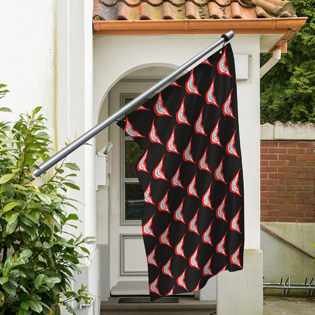 Joker Smile Pattern Print Polyester Flag
