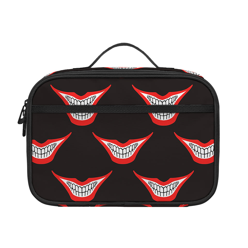 Joker Smile Pattern Print Portable Lunch Bag