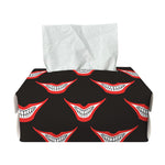 Joker Smile Pattern Print Rectangle Tissue Box Cover