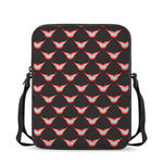Joker Smile Pattern Print Rectangular Crossbody Bag
