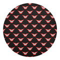 Joker Smile Pattern Print Round Blanket