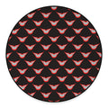 Joker Smile Pattern Print Round Floor Mat