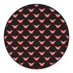 Joker Smile Pattern Print Round Floor Mat