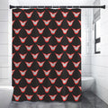 Joker Smile Pattern Print Shower Curtain