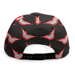 Joker Smile Pattern Print Snapback Cap