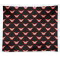 Joker Smile Pattern Print Tapestry