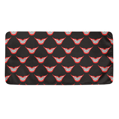 Joker Smile Pattern Print Towel