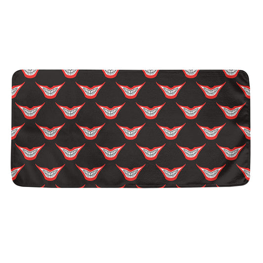 Joker Smile Pattern Print Towel