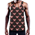 Joker Smile Pattern Print Men's Workout Tank Top